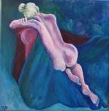 Blue Moon by Maisie Parker, Painting, Acrylic on canvas