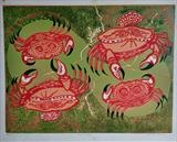 Four Crabs by Maisie Parker, Artist Print